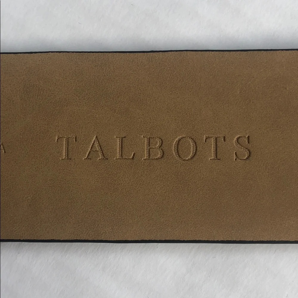 Talbots Women’s Leather Belt , Brown/Black Size S